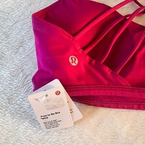 Lululemon Free to Be Wild Bra * Ripened Rasberry